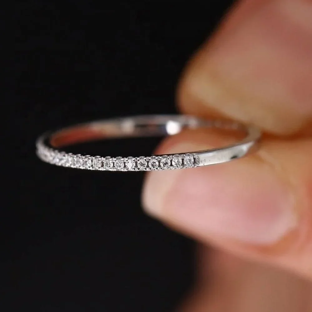 🎁 Macro Pave Beautiful Thin Rings for Women, PD659